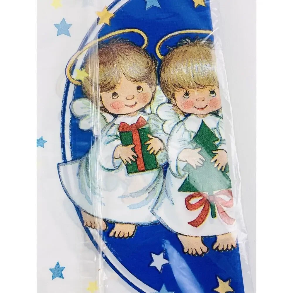 Designware Plastic Tablecover Christmas Angles Halo Leak Proof New Satin finish